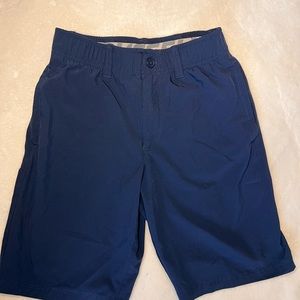 Boys blue Drifit button shorts